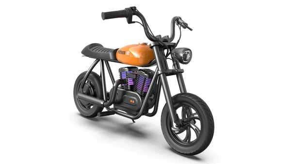 HYPER GOGO Cruiser 12 Electric Chopper Motorcycle for Kids 24V 5.2Ah 160W  ,Children's Bike With 12'x3' Tires, 12KM Top Range