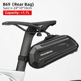 ROCKBROS Rainproof Bicycle Bag Shockproof Bike Saddle Bag For Refletive Rear Large Capatity Seatpost MTB Bike Bag Accessories - Pogo Cycles